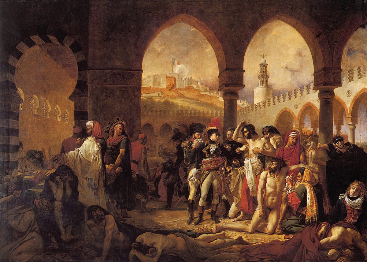 Baron Antoine-Jean Gros, Napoleon Bonaparte Visiting the Pest House in Jaffa