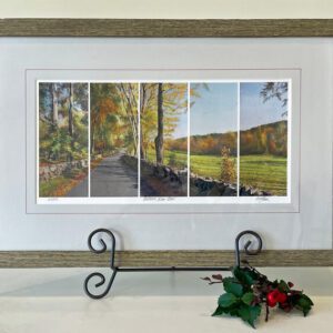 Rustic combed frame
