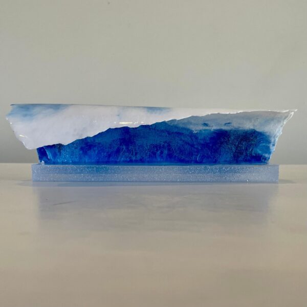 Sailors Take Warning II, 7.5 x 8.5 x 2.5, epoxy and abaca sculpture