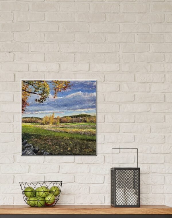 Afternoon Glow, 12 x 12 x 2 inches, gallery wrapped, unframed. - Image 2