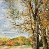 Autumn Afternoon, River Road, MA. 40 x 30 x 2 inches. - Image 2