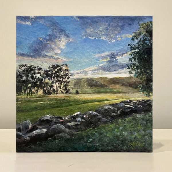 Morning Song, 12 x 12 x 2 inches, gallery wrapped, unframed.